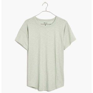 Madewell Women's Whisper Cotton Rib-Crewneck Tee XS AI537 ($19)